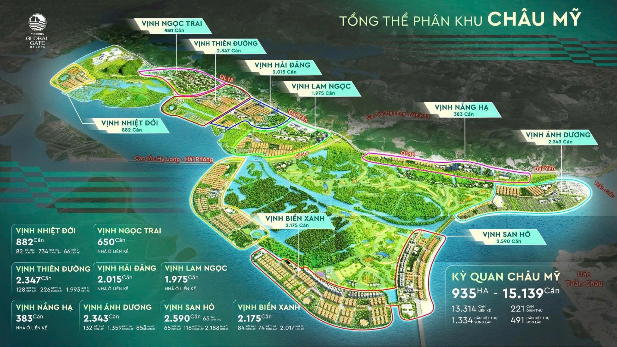 VỊNH LAM NGỌC - VINHOMES GLOBAL GATE HẠ LONG (HẠ LONG XANH)