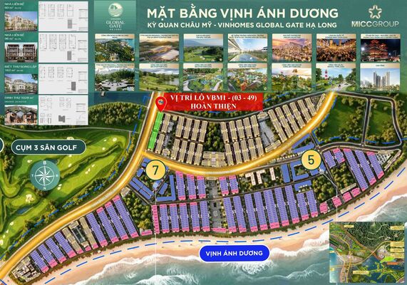 VAD27 - (Liền Kề Hoàn Thiện Lô Lẻ 01-55 - Diện tích 60m2 - Mặt đường 13m) - Vịnh Ánh Dương - Phân Khu Châu Mỹ- Vinhomes Hạ Long Xanh (Vinhomes Global Gate Hạ Long)