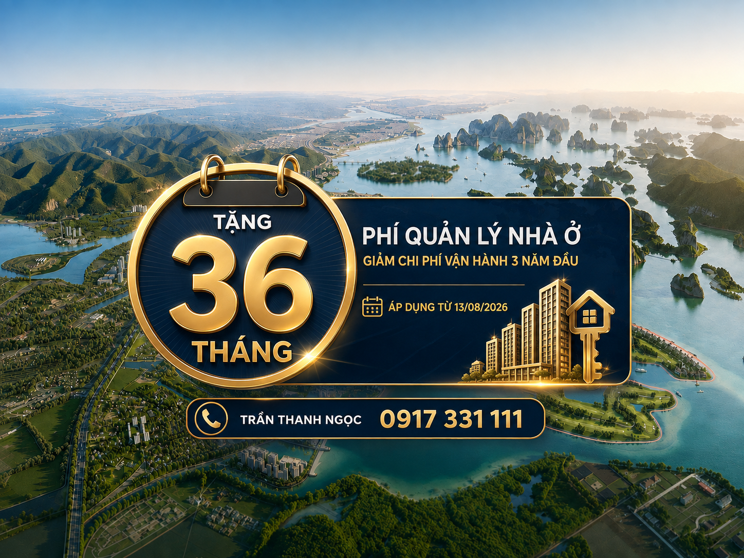 Vinhomes Global Gate Hạ Long tặng 36 tháng phí quản lý nhà ở
