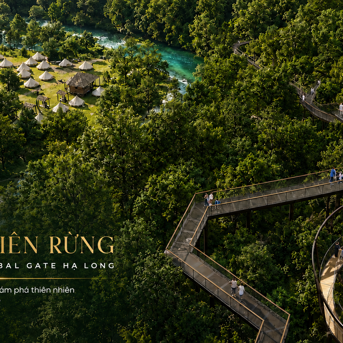 Công viên rừng Globe Hạ Long 662 ha – Lá phổi xanh của Vinhomes Global Gate Hạ Long