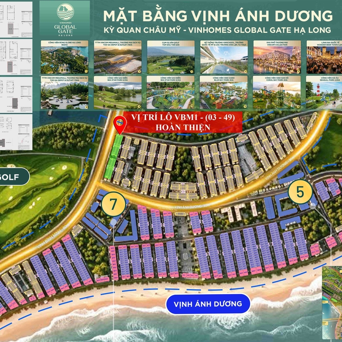 VỊNH ÁNH DƯƠNG PHÂN KHU CHÂU MỸ - SỞ HỮU BĐS VINHOMES GLOBAL GATE HẠ LONG GIÁ TỐT NHẤT, ĐÓN ĐẦU SỨC BẬT HẠ TẦNG 