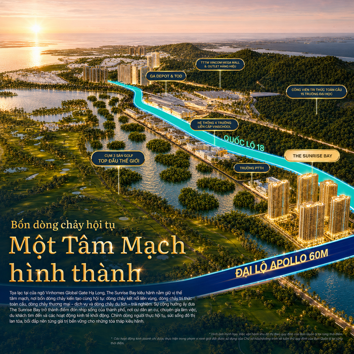 The Sunrise Bay và lợi thế đón đầu mô hình TOD tại Hạ Long